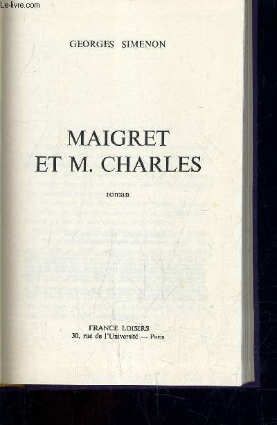 MAIGRET ET MONSIEUR CHARLES.