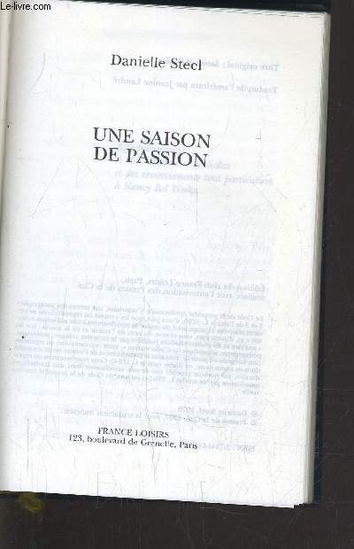 UNE SAISON DE PASSION.