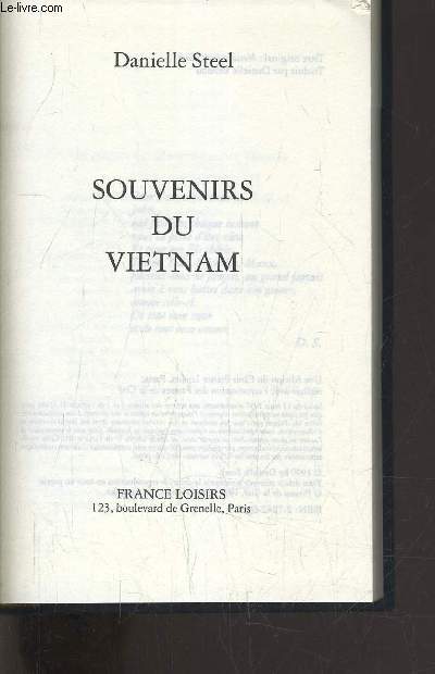 SOUVENIR DU VIETNAM.