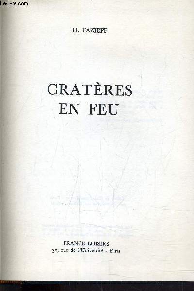 CRATERES EN FEU.