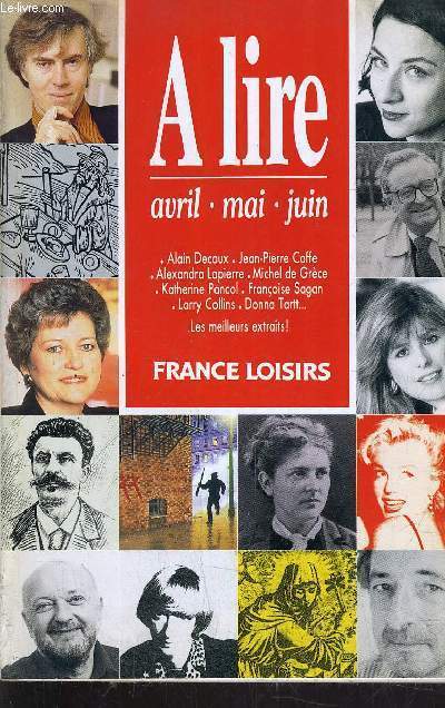 A LIRE - AVRIL MAI JUIN.