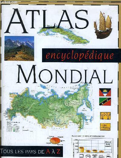 ATLAS ENCYCLOPEDIQUE MONDIAL - TOUS LES PAYS DE A A Z.