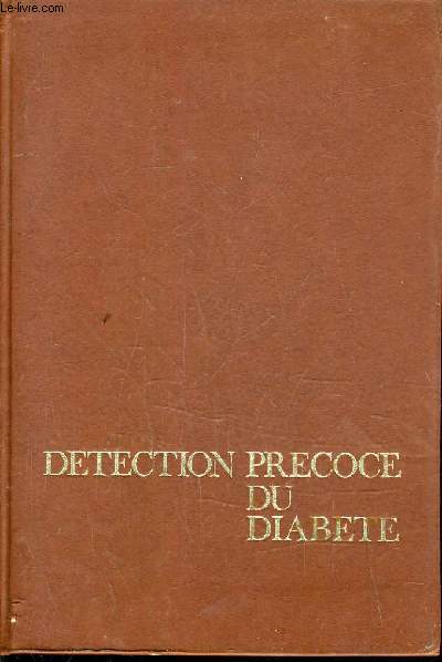 DETECTION PRECOCE DU DIABETE.