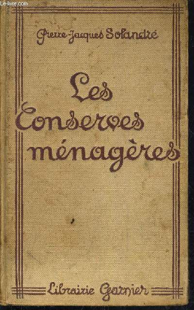 LES CONSERVES MENAGERES.