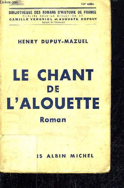 LE CHANT DE L'ALOUETTE.