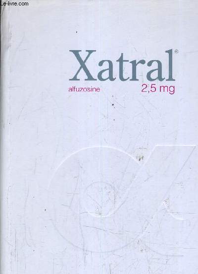 XATRAL 2,5 MG ALFUZOSINE.