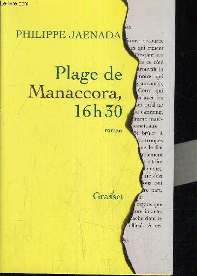 PLAGE DE MANACCORA 16H30.