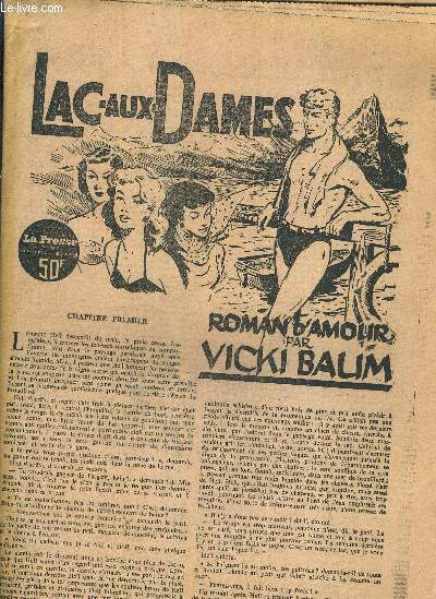 LA PRESSE N374 DU 6 AU 12 JANVIER 1953 - LAC AUX DAMES ROMAN D'AMOUR PAR VICKI BAUM.