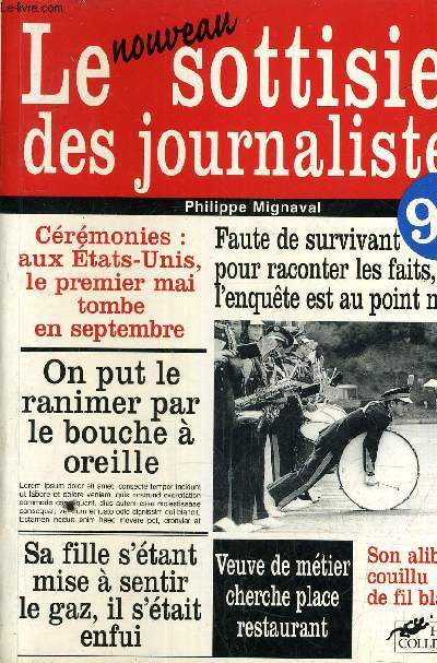 LE SOTTISIER DES JOURNALISTES 1998.