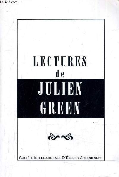 LECTURES DE JULIEN GREEN.