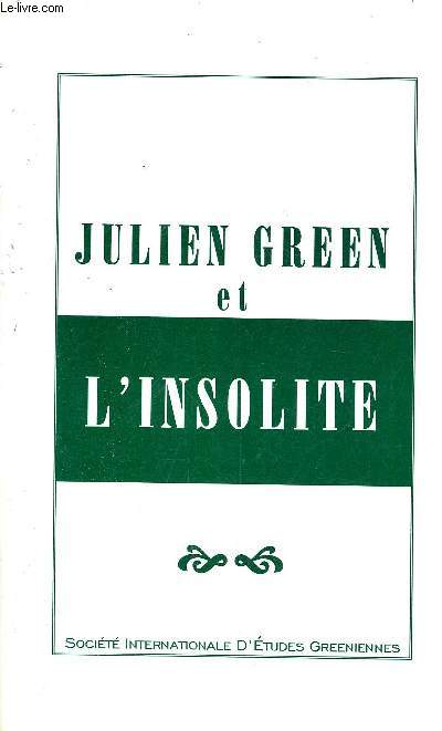 JULIEN GREEN ET L'INSOLITE.