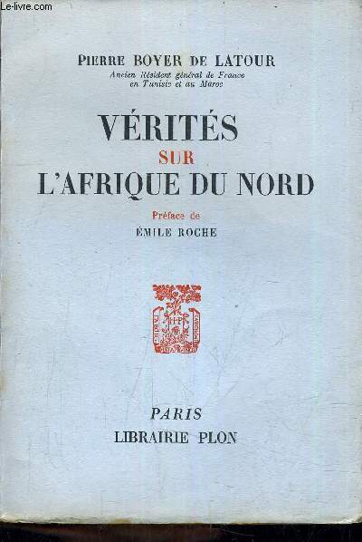 VERITES SUR L'AFRIQUE DU NORD.