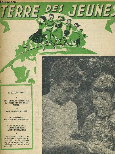 TERRE DES JEUNES - N69 - 1ER MARS 1952.