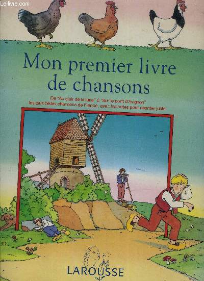 MON PREMIER LIVRE DE CHANSONS.