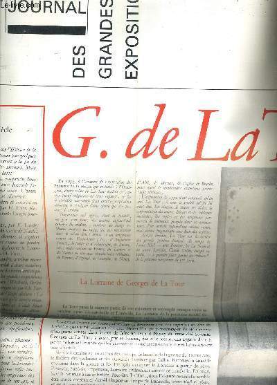 LE PETIT JOURNAL DES GRANDES EXPOSITIONS 10 MAI 25 SEPTEMBRE 1972 - G.DE LA TOUR.