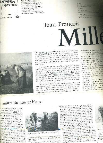 LE PETIT JOURNAL DES GRANDES EXPOSITIONS - GALERIES NATIONALES D'EXPOSITION DU GRAND PALAIS - 17 OCTOBRE 1975 - 5 JANVIER 1976 - JEAN FRANCOIS MILLET.