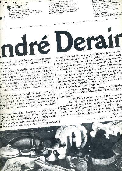 LE PETIT JOURNAL DES GRANDES EXPOSITIONS - GALERIES NATIONALES D'EXPOSITION DU GRAND PALAIS - 15 FEVRIER 11 AVRIL 1977 - ANDRE DERAIN.