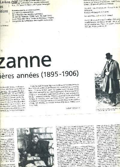 LE PETIT JOURNAL DES GRANDES EXPOSITIONS - GALERIES NJATIONALES D'EXPOSITION DU GRAND PALAIS - 21 AVRIL 23 JUILLET 1978 - CEZANNE LES DERNIRES ANNEES 1895 1906.