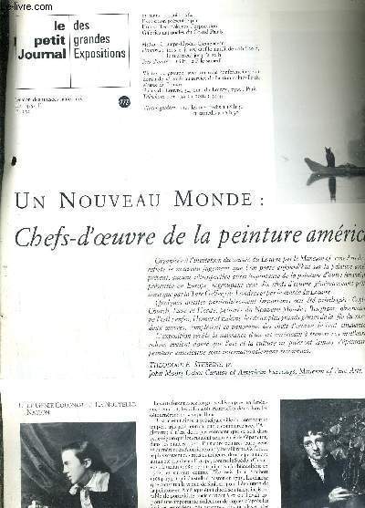 LE PETIT JOURNAL DES GRANDES EXPOSITIONS - MUSEE DU LOUVRE - 15 MARS 11 JUIN 1984 - UN NOUVEAU MONDE CHEFS D'OEUVRE DE LA PEINTURE AMERICAINE 1760-1910.