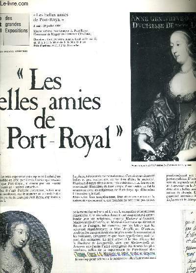 LE PETIT JOURNAL DES GRANDES EXPOSITIONS - MUSEE NATIONAL DES GRANGES DE PORT ROYAL - 3 MAI 29 JUILLET 1984 - LES BELLES AMIES DE PORT ROYAL.