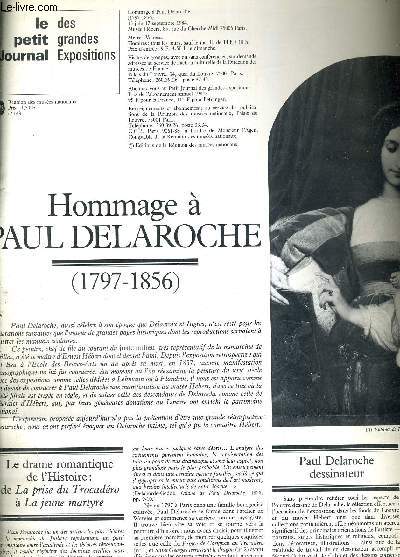 LE PETIT JOURNAL DES GRANDE EXPOSITIONS - MUSEE HEBERT - 15 JUIN 17 SEPTEMBRE - HOMMAGE A PAUL DELAROCHE