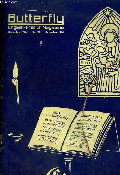 BUTTERFLY ENGLISH FRENCH MAGAZINE DECEMBRE 1956 N126.