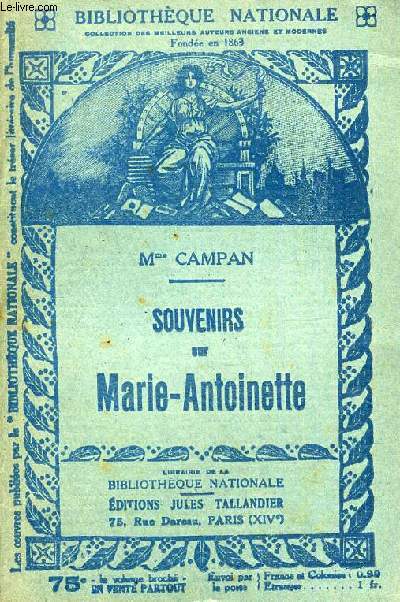 SOUVENIRS SUR MARIE ANTOINETTE.