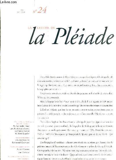 LA LETTRE DE LA PLEIADE N24 AVRIL MAI 2006.