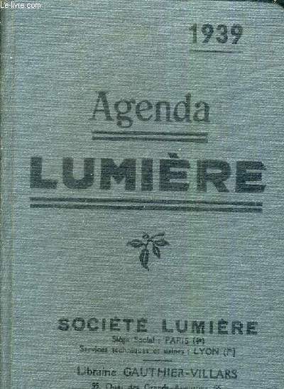 AGENDA LUMIERE 1939.