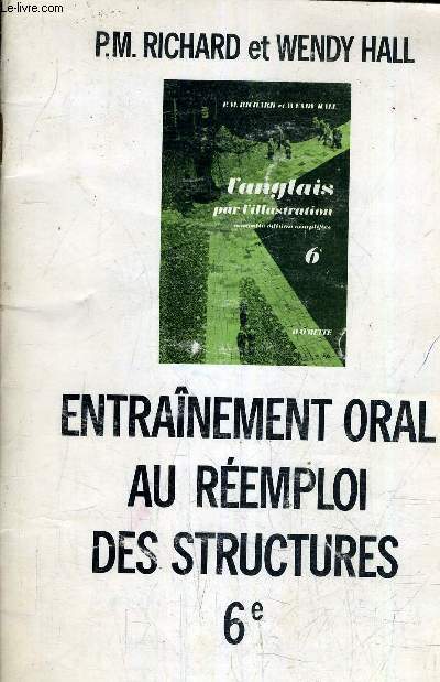 ENTRAINEMENT ORAL AU REEMPLOI DES STRUCTURES 6E - L'ANGLAIS PAS L'ILLUSTRATION.
