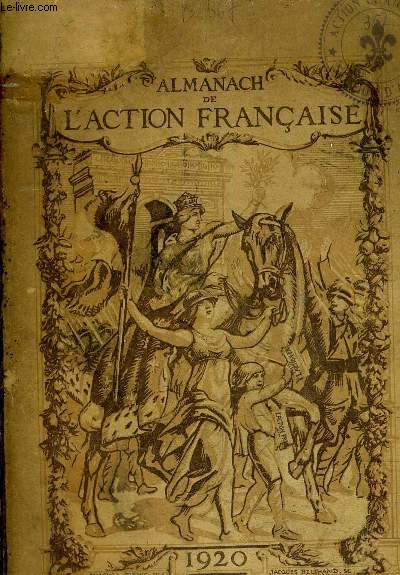 ALMANACH DE L'ACTION FRANCAISE 1920.