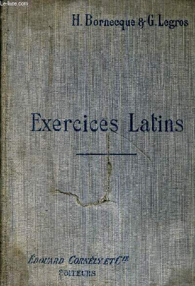 EXERCICES LATINS - CLASSES DE SIXIEME CINQUIEME ET QUATRIEME (PROGRAMMES DU 31 MAI 1902) - ENSEIGNEMENT SECONDAIRE DES JEUNES FILLES.
