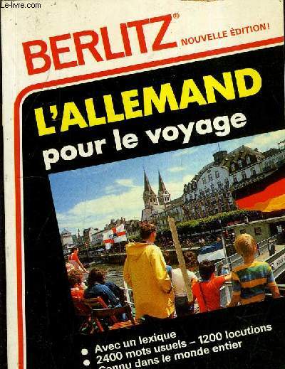 BERLITZ - L'ALLEMAND POUR LE VOYAGE.