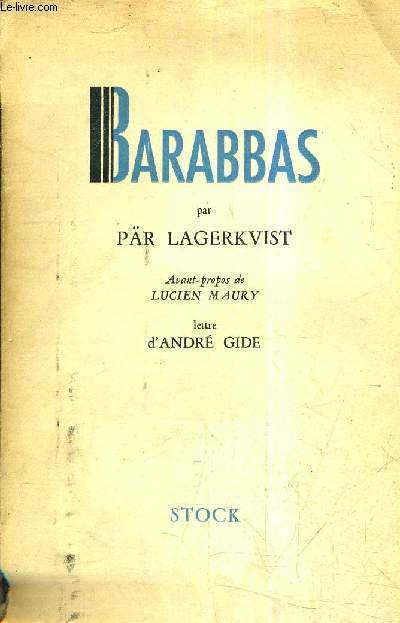 BARABBAS. - LAGERKVIST - 1951 - Afbeelding 1 van 1