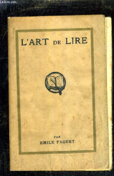 L'ART DE LIRE.