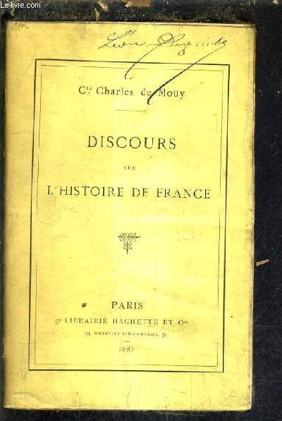 DISCOURS SUR L'HISTOIRE DE FRANCE.