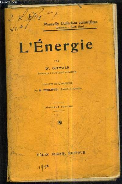 L'ENERGIE / 3E EDITION.