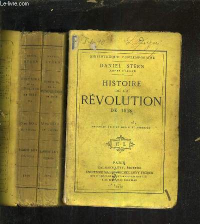 HISTOIRE DE LA REVOLUTION DE 1848 / NOUVELLE EDITION REVUE ET CORRIGEE - 3 TOMES - TOME 1 + 2 + 3 .
