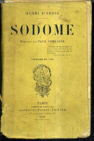 SODOME / 3E EDITION.