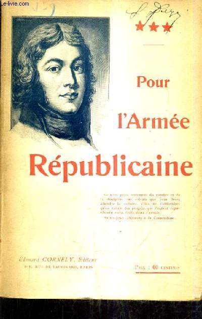 POUR L'ARMEE REPUBLICAINE.