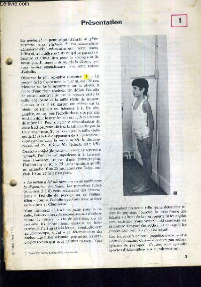 60 PAGES DETACHABLES SUR LA GEOLOGIE / ETUDE D'UNE ROCHE AU LABORATOIRE / NOTION DE MINERAL / EXERCICES SUR LES ROCHES ET LES MINERAUX / ROCHES VOLCANIQUES ETC...