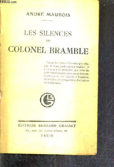 LES SILENCES DU COLONEL BRAMBLE.