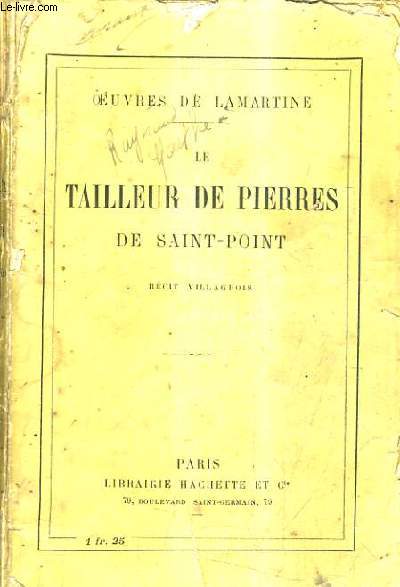 LE TAILLEUR DE PIERRES DE SAINT POINT / RECIT VILLAGEOIS.