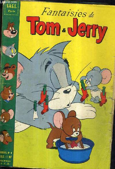 FANTAISIES DE TOM & JERRY N9 - les plaisirs de la montagne - bop et be bop invasion de chatons - nounours et ourson candidats  la prsidence - les aventures de tom le trsor du vieux pirate etc...