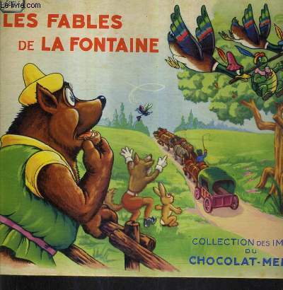 LES FABLES DE LA FONTAINE ALBUM N2 IMAGES N91 A 222 - OUVRAGE A VIGNETTES INCOMPLET