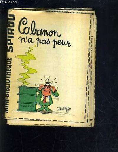 CABANON N'A PAS PEUR - MINI BIBLIOTHEQUE SPIROU N359.