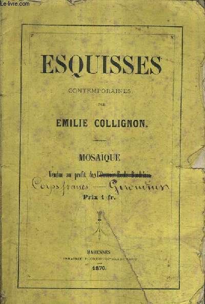 ESQUISSES CONTEMPORAINES - MOSAIQUES VENDUE AU PROFIT DE L'OUVROIR ECOLE BORDELAIS.