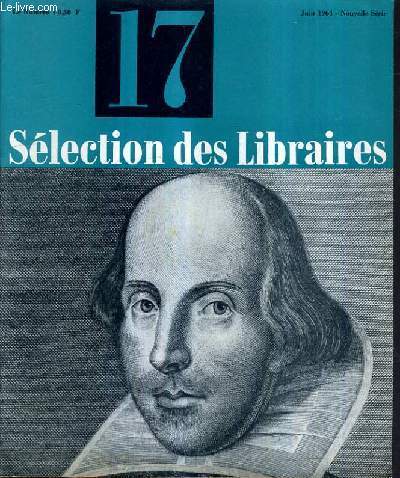 SELECTION DES LIBRAIRES N17 JUIN 1964 NOUVELLE SERIE - La femme et le poison par Ligneris - comme une pierre qui tombe par Chamson - la remonte du fleuve par Robls - la truite par Vailland - le noy par Solarte - le bout du monde par Mistler etc.