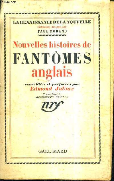 NOUVELLES HISTOIRES DE FANTOMES ANGLAIS.
