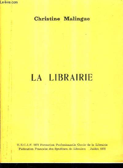 LA LIBRAIRIE.